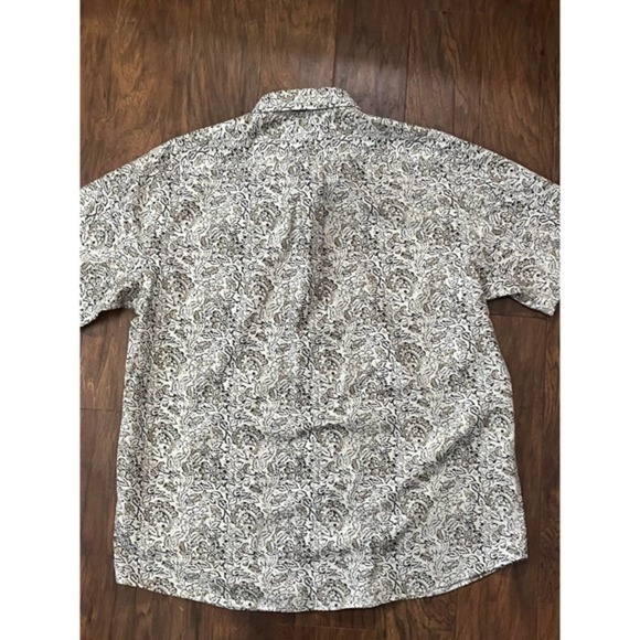Roundtree & Yorke Gold Label Non-Iron‎ Performance Paisley Button Up/Down Large - Picture 3 of 7
